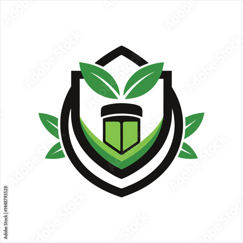 Supplement Bottle Symbol Clean Vector Logo Concept