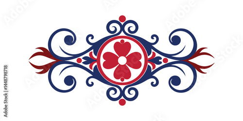 victorian graphics ornament vector art illustration