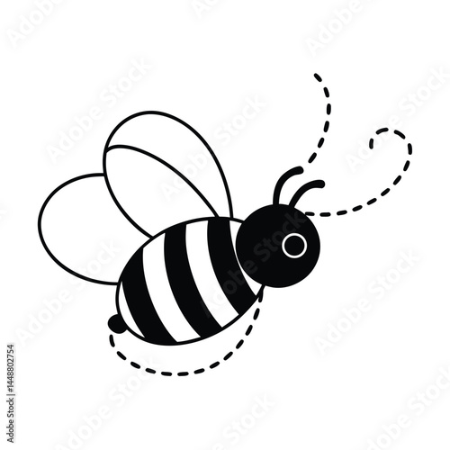 bee and honey