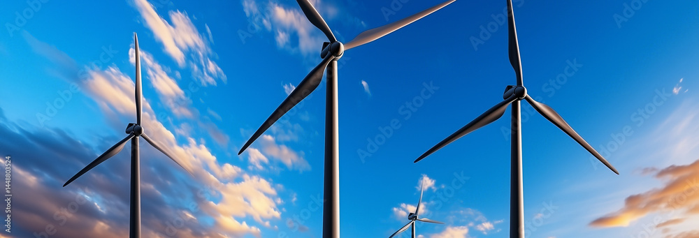 Stock app showing steady power stock and rising wind energy stock values, contrasting fossil-based power with renewables.