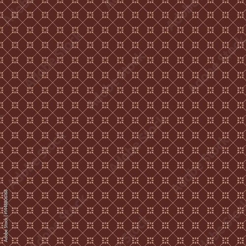 Wallpaper Mural Geometric Pattern in Brown Tones Torontodigital.ca