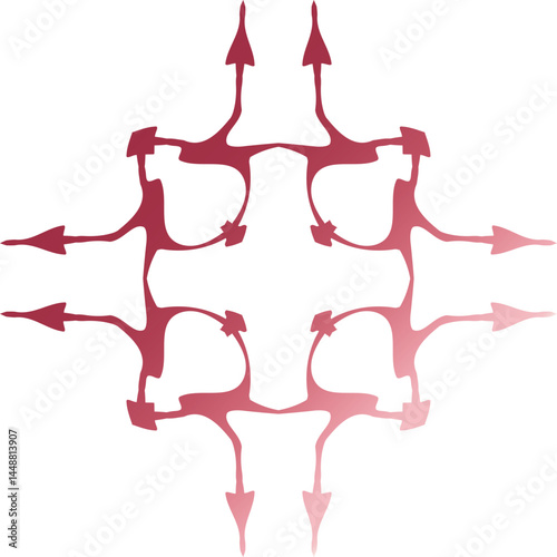 Minimal Conceptual Background for Abstract Branding Futuristic Grid Composition for Visual Communication