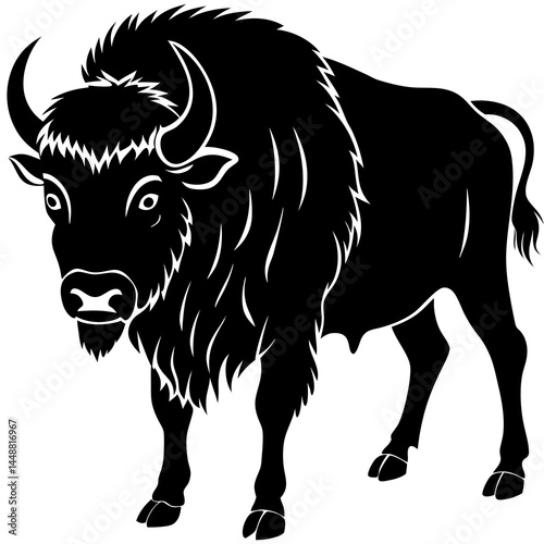 black and white vector illustration