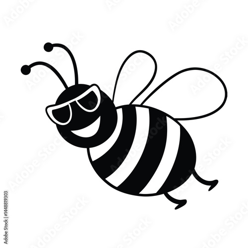 bee and honey