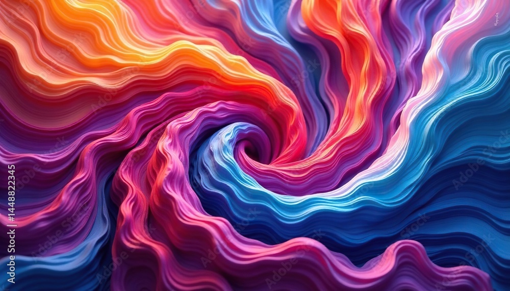 Obraz premium Abstract swirling forms create dynamic, flowing pattern , liquid, smoke, vortex