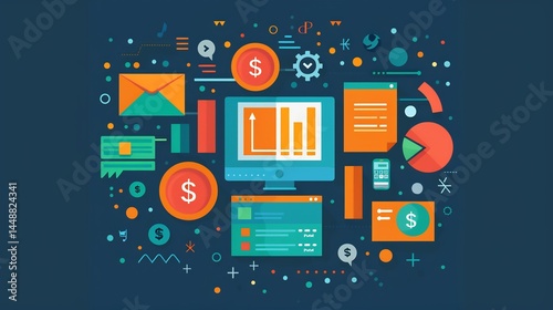 Infographic showcasing the importance of audits in digital marketing emphasizing content creation and optimization for mobile platforms