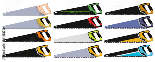 Carpentry and Construction Handsaw Models