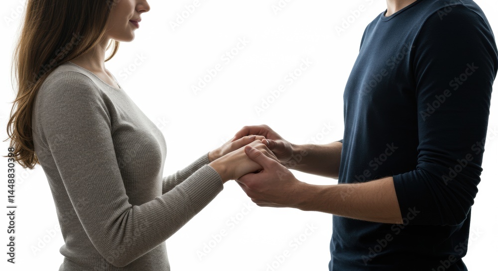 Silhouetted image shows the joining of two hands, representing connection, support, and shared experiences in a modern, minimalist style. Silhouetted image shows the joining of two hands, representing connection, support, and shared experiences in a modern, minimalist style.