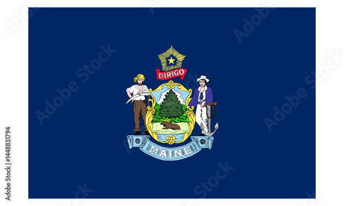 Maine state flag