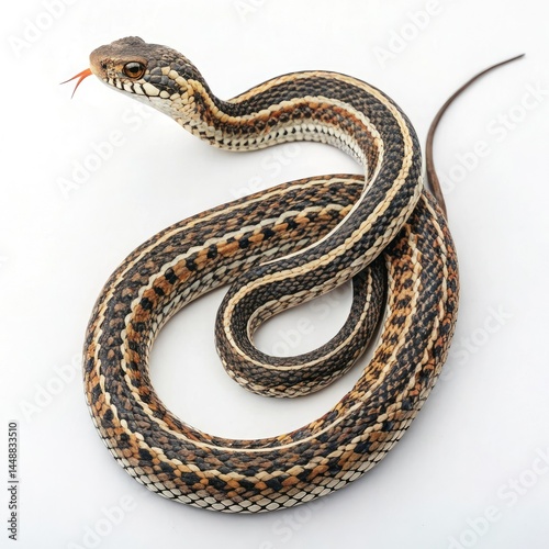 Wallpaper Mural snake on a white background Torontodigital.ca