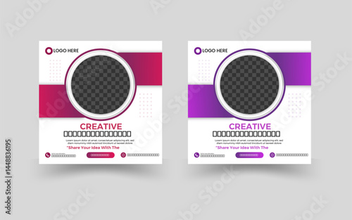 Creative and Modern Business Agency Social Media Post Design Template for Digital Marketing, Corporate Branding, Online Promotion, and Client Engagement