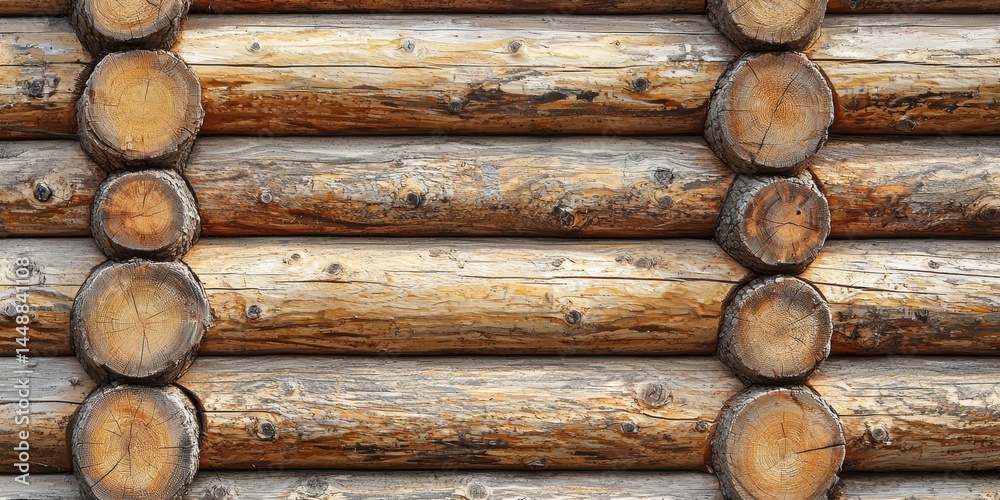 the texture of a wooden wall made of logs from trees the texture of a wooden wall made of logs from trees