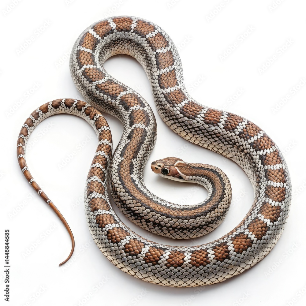 snake on a white background snake on a white background