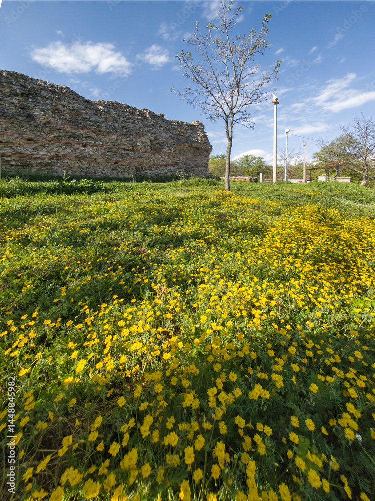 Roman fortifications in town of Hisarya, Bulgaria