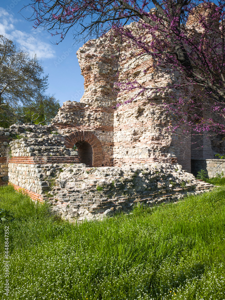Roman fortifications in town of Hisarya, Bulgaria