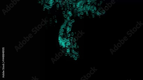 A water bubbles burst dynamic tutorial.