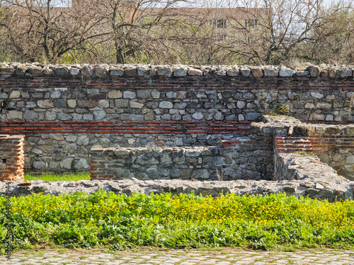 Obraz na płótnie Roman fortifications in town of Hisarya, Bulgaria w salonie