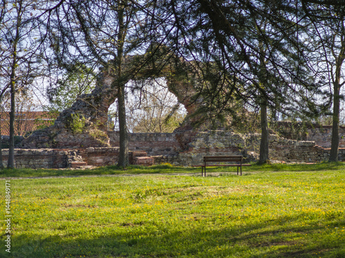 Obraz na płótnie Roman fortifications in town of Hisarya, Bulgaria w salonie