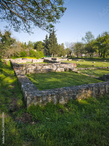 Obraz na płótnie Roman fortifications in town of Hisarya, Bulgaria w salonie