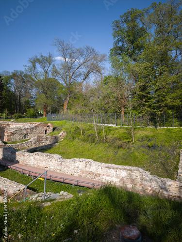 Roman fortifications in town of Hisarya, Bulgaria