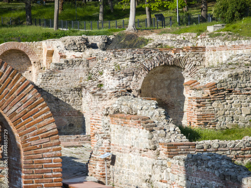 Obraz na płótnie Roman fortifications in town of Hisarya, Bulgaria w salonie