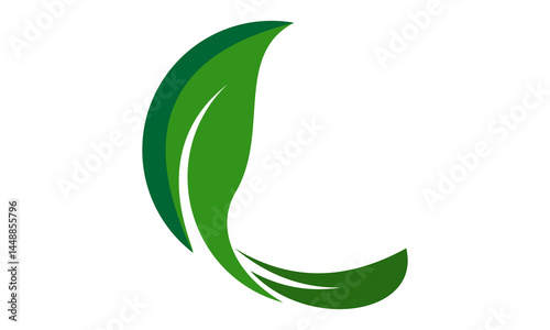 leaf vector logo icon