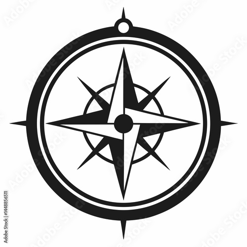 compass rose vector