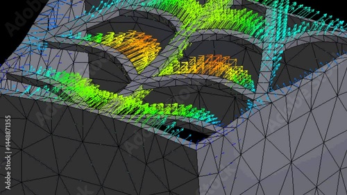 Mechanic simulation - Stress analysis of Mechanic part