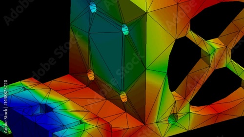 Mechanic simulation - Stress analysis of Mechanic part