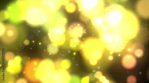 An object made by hundreds of pink circles along many sparkling stars.