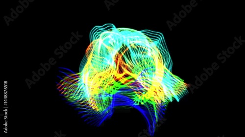 A various colorful wild world pattern.