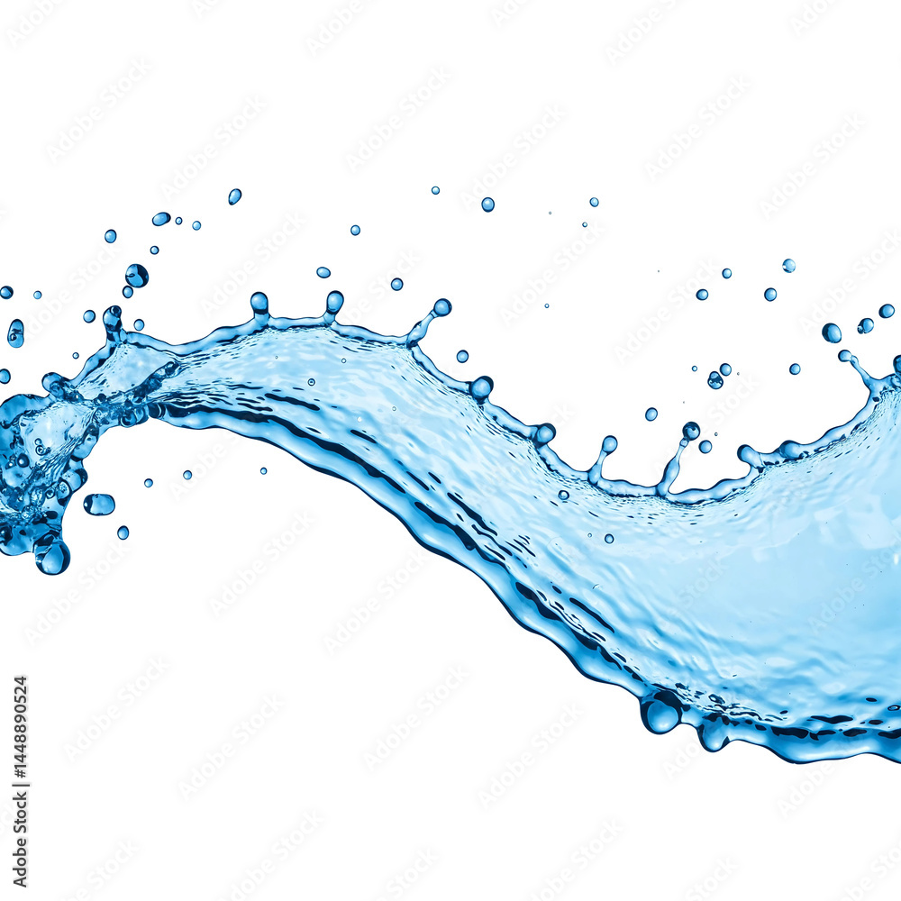 blue fresh water wave splashing isolated on white or transparent png blue fresh water wave splashing isolated on white or transparent png