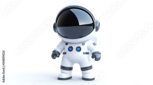 Wallpaper Mural A cute astronaut in a space suit ready for exploration and adventure Torontodigital.ca