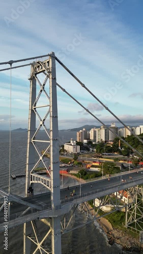 Ponte Hercílio Luz Florianópolis Por do Sol