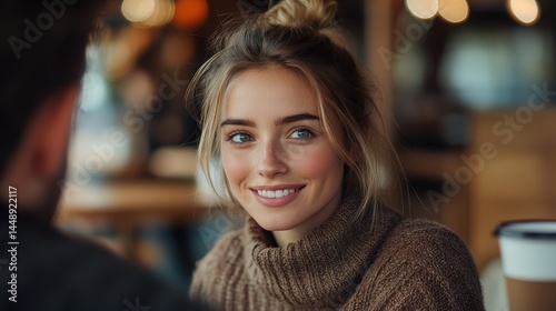 Wallpaper Mural portrait of a young woman Torontodigital.ca