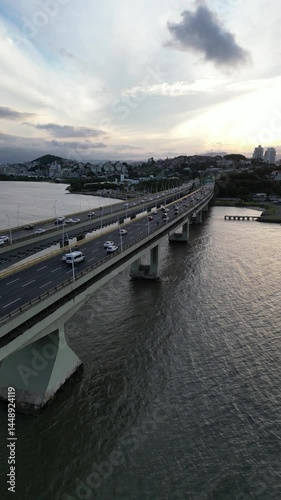 Wallpaper Mural Ponte Hercílio Luz Florianópolis Por do Sol Torontodigital.ca