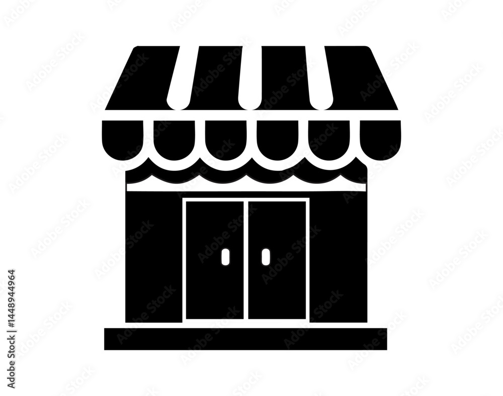 Obraz premium Simple shop icon