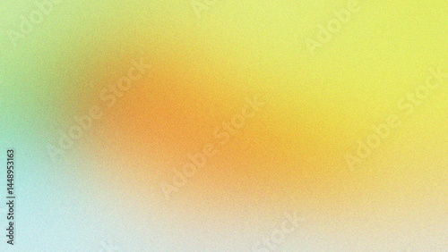 Abstract background with a blend of yellow orange green and light blue colors in a soft gradient gradient, abstract, glassy, blur, colorful, frosted, background, holographic