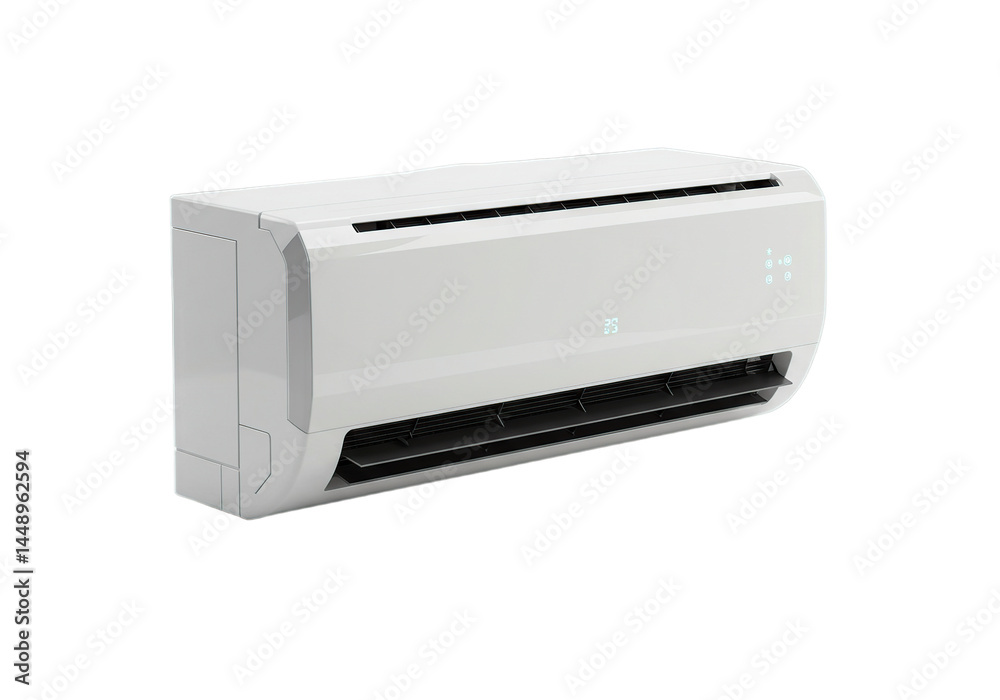 Air Conditioner Unit Isolated on Transparent Background Air Conditioner Unit Isolated on Transparent Background