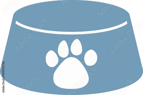 pet food bowl-1-blue