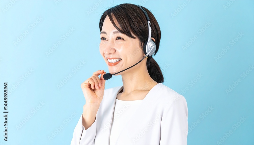 笑顔のオペレーター 笑顔のオペレーター
