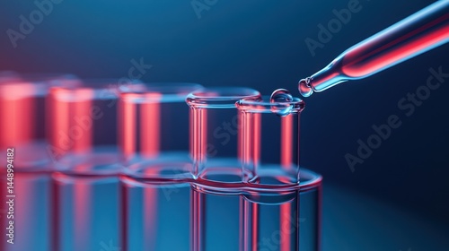 illuminating the unseen: a close-up showcasing laboratory precis