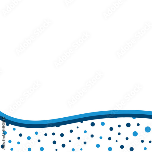 Dotted Footer Shape Minimalist