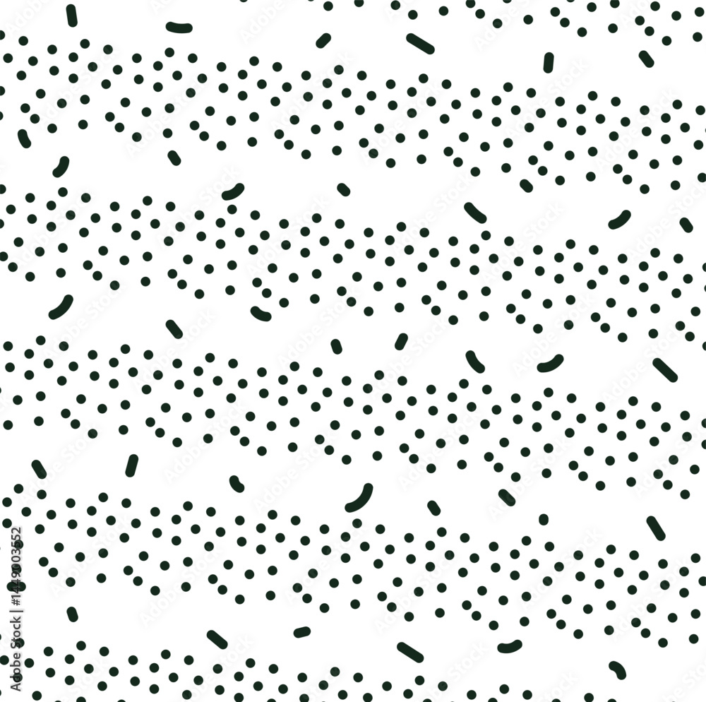 Fototapeta premium A texture with slanted streams of particles or atoms. There are small thick stripes between the streams.