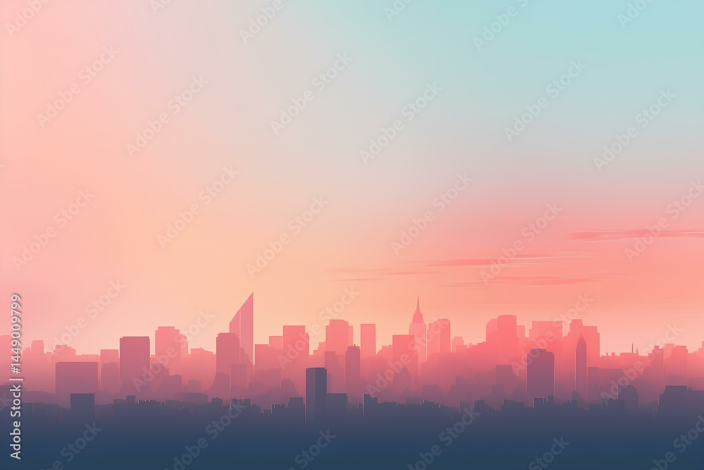 sunrise over the city sunrise over the city