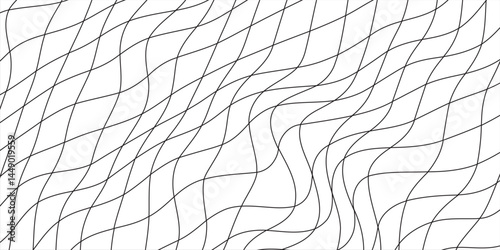 Fishing net on a white background. Rope. Football or tennis net