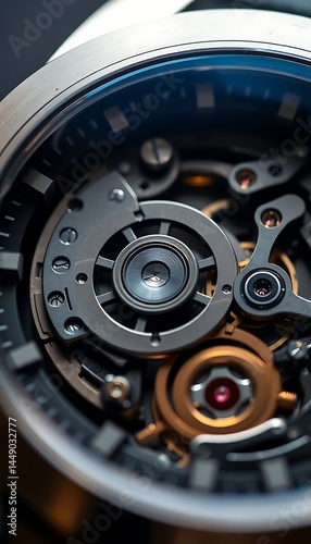 Wallpaper Mural close up view of a watch movement Torontodigital.ca