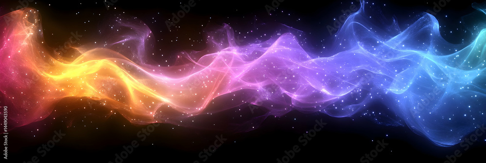 Abstract Background Image: Glowing Nebula Abstract Background Image: Glowing Nebula