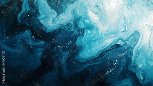 Teal blue gradient background with noise texture. suitable for web header banner poster design. [Dream Architectures] | Whisper Halls | soft sounds. Illustration