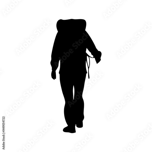 People doing Camping %26 Hiking pose silhouette